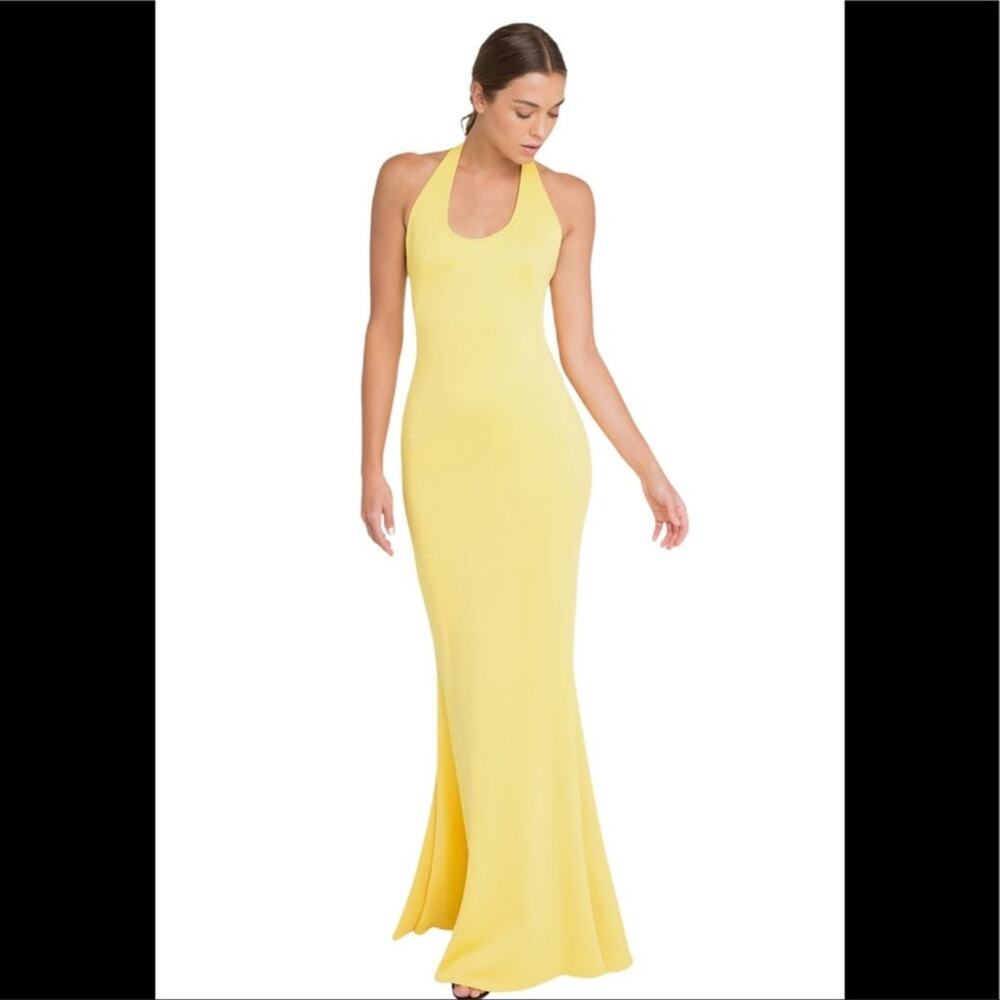 Black Halo EVE NAPLES GOWN Golden‎ Gate Dress Size 6